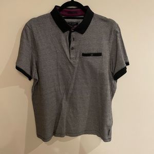 Ted Baker size 5 collard short sleeve shirt - lightly worn great condition